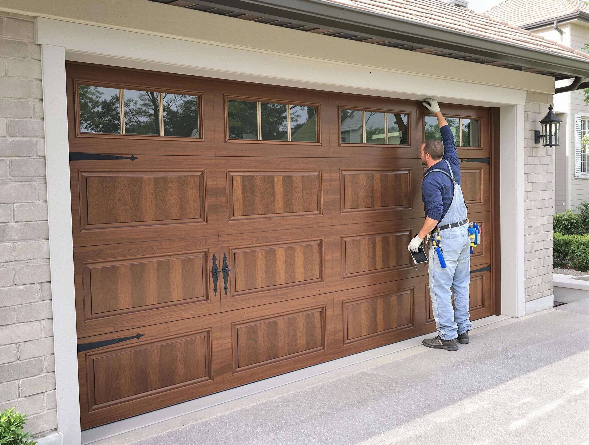 Custom garage door showcase by Lilburn Garage Door Repair in Lilburn