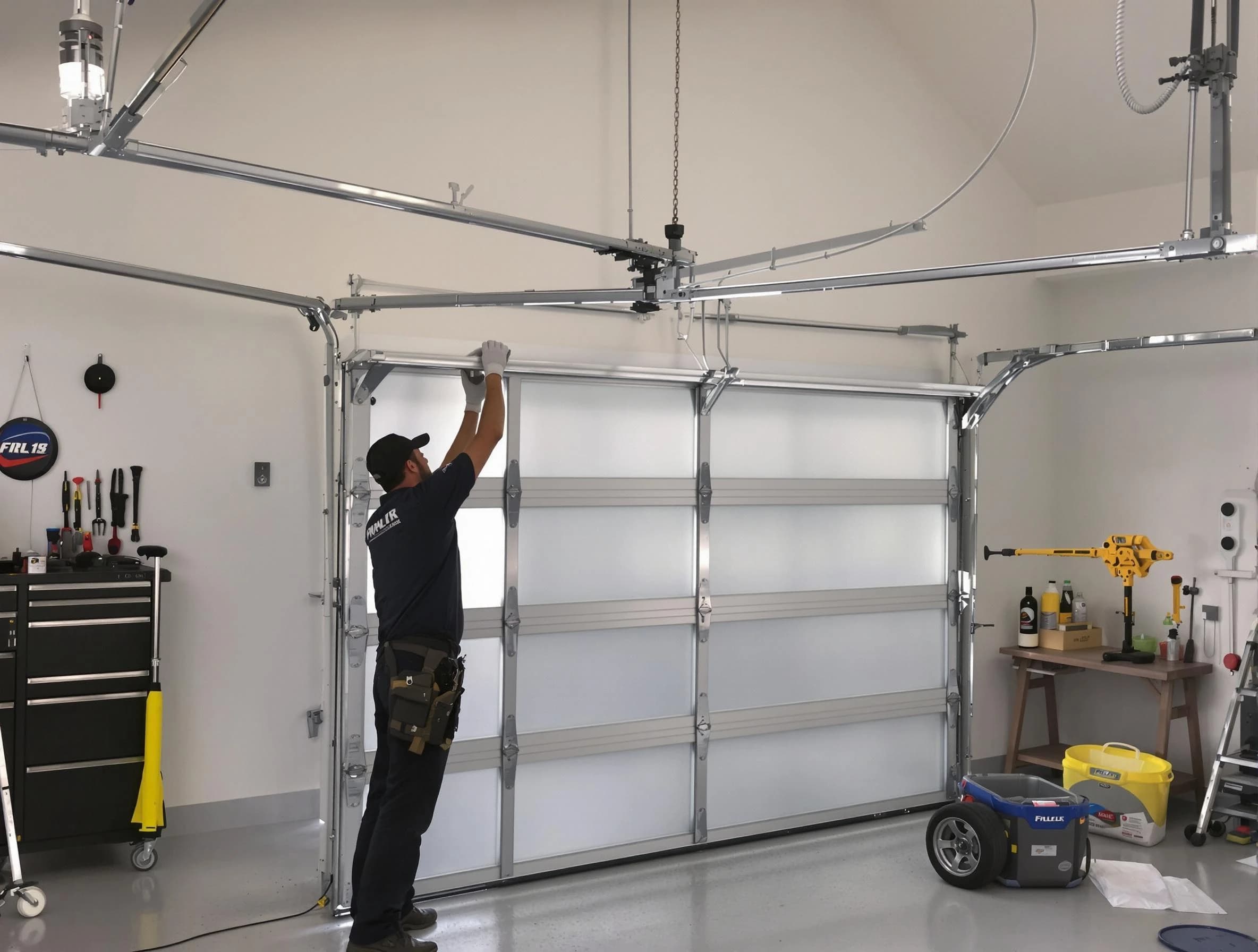 Lilburn Garage Door Repair certified team performing precision garage door installation in Lilburn