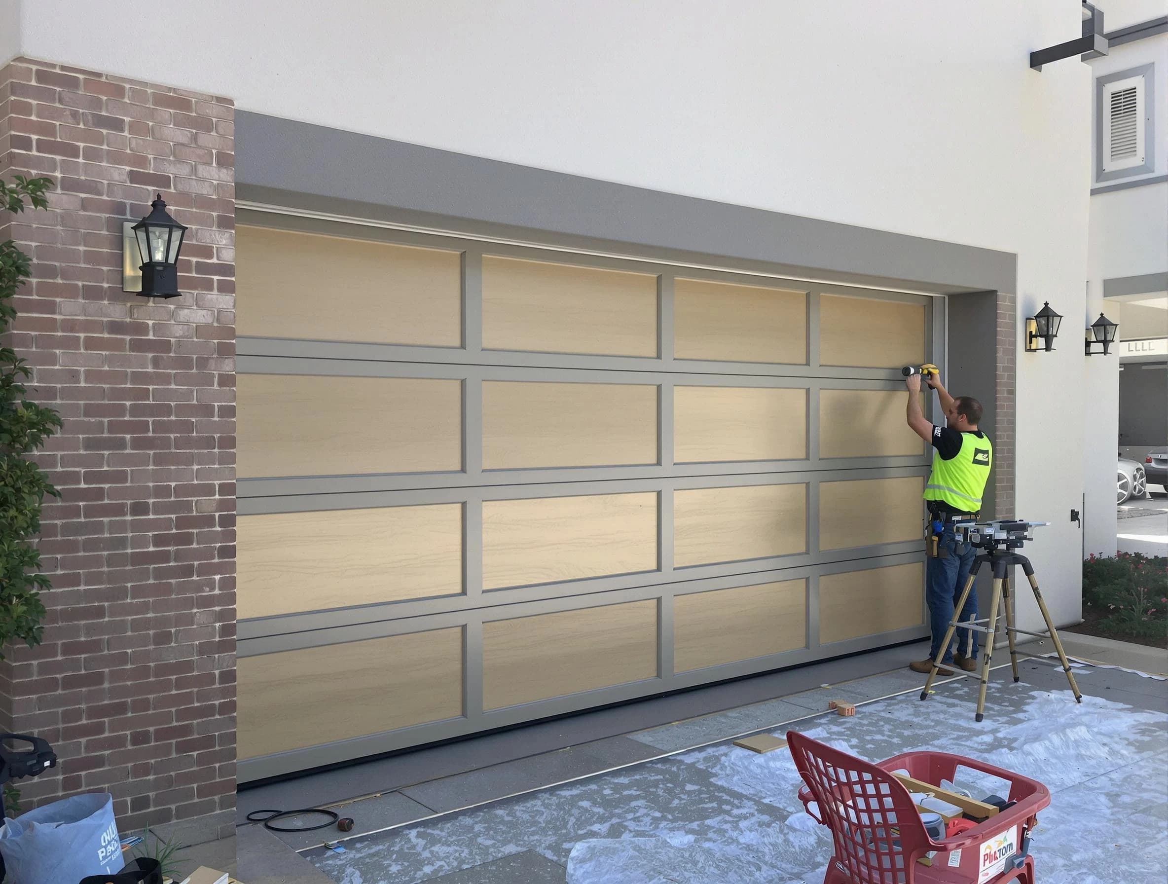 Garage door replacement service by Lilburn Garage Door Repair in Lilburn