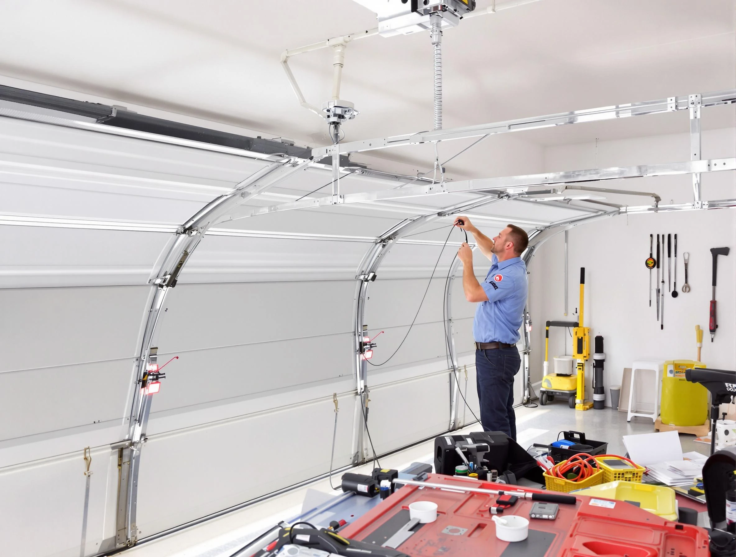Garage door cable repair service by Lilburn Garage Door Repair in Lilburn