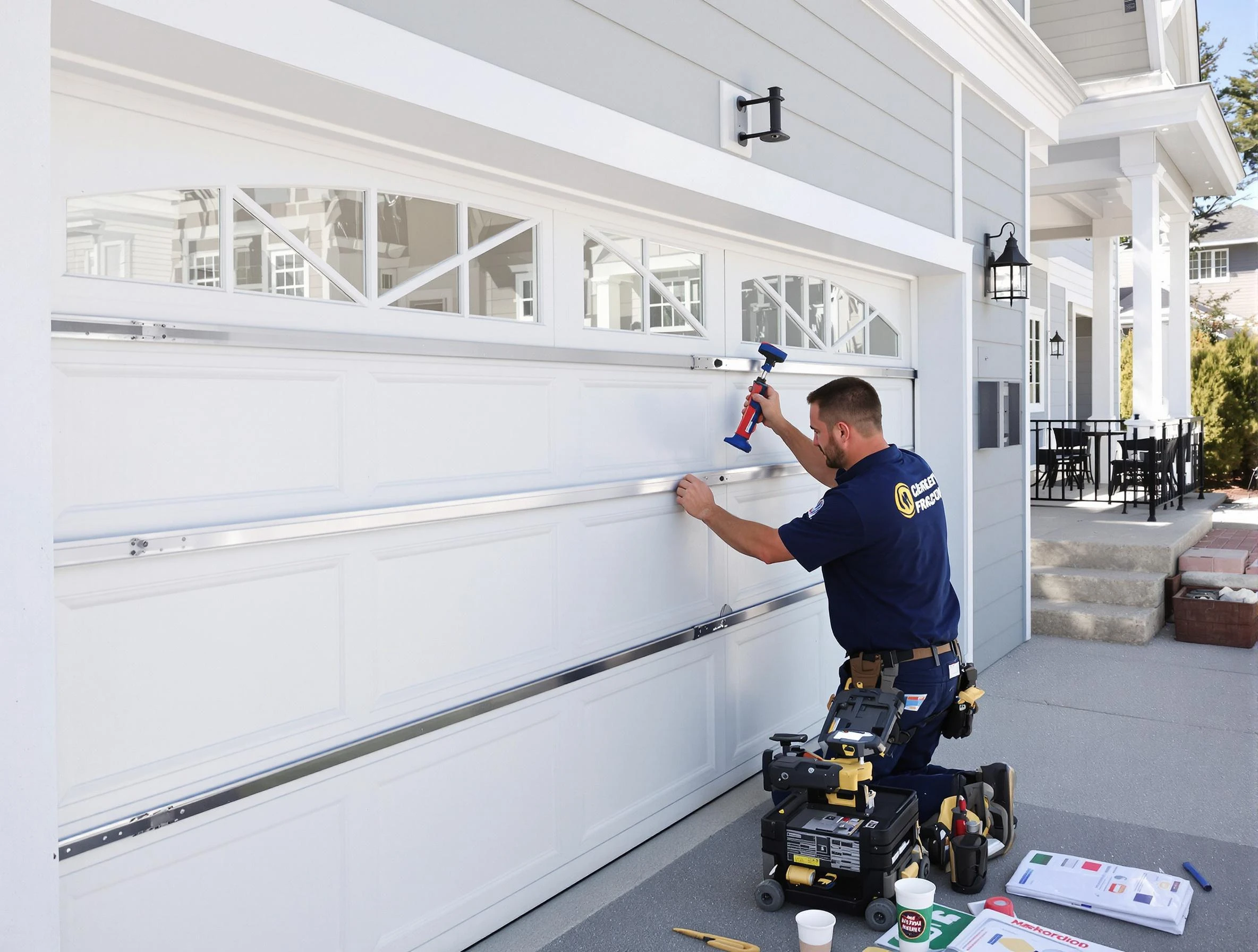 Professional garage door installation by Lilburn Garage Door Repair in Lilburn