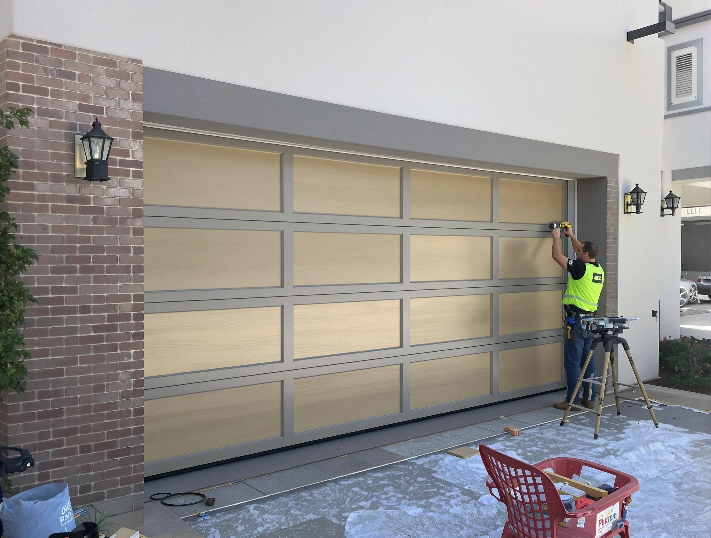 Garage door replacement service by Lilburn Garage Door Repair in Lilburn