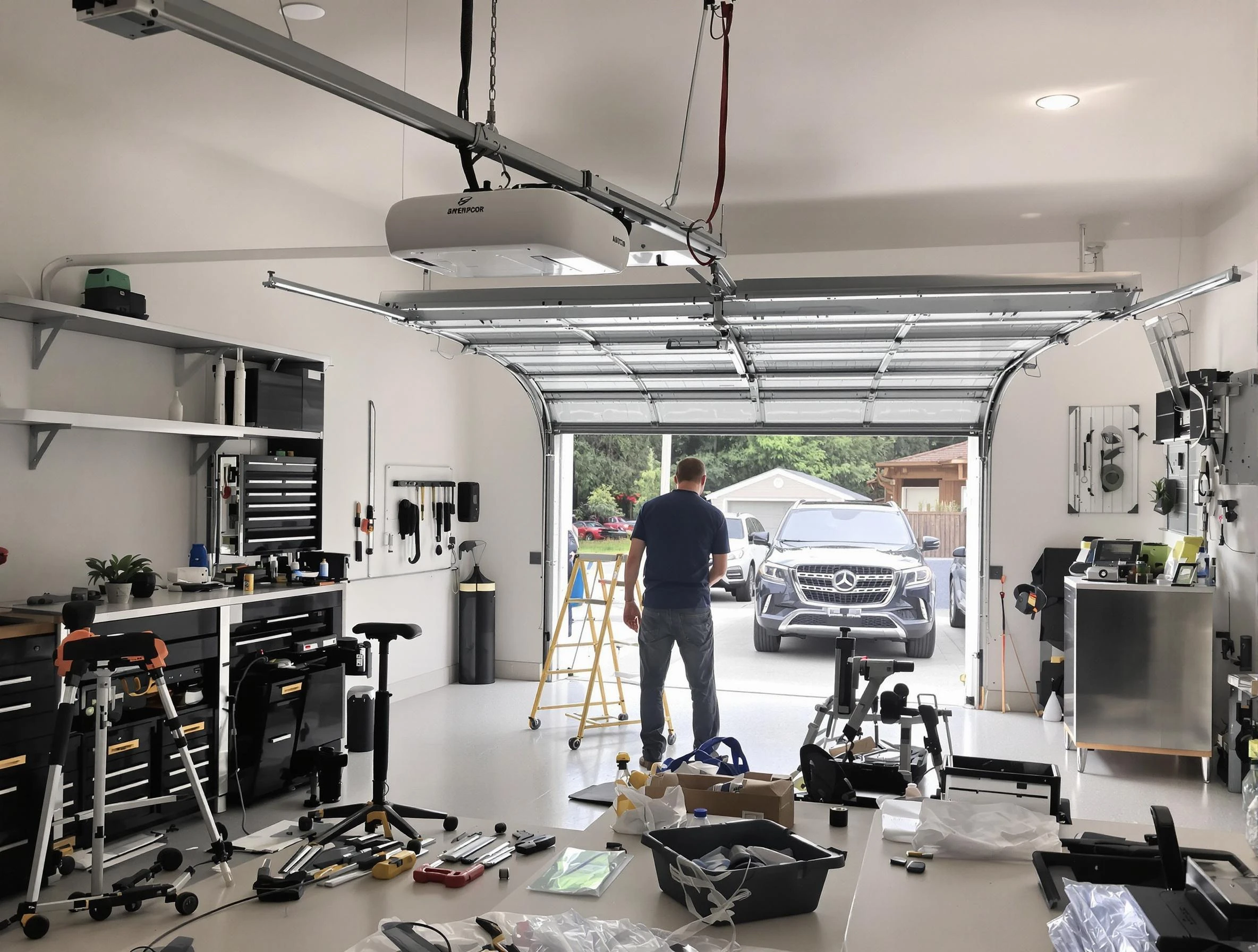 Garage door opener installation by Lilburn Garage Door Repair in Lilburn