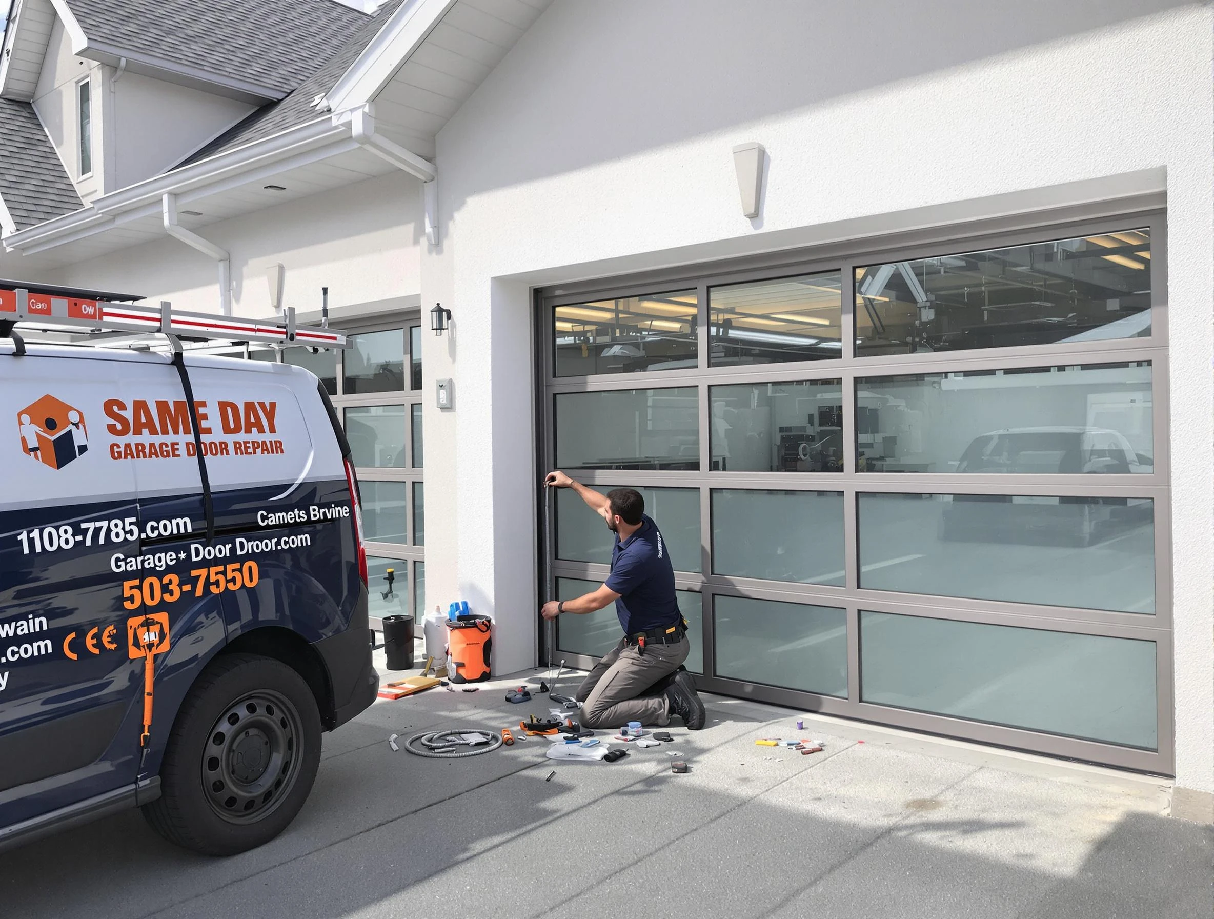 Same-day garage door repair service by Lilburn Garage Door Repair in Lilburn